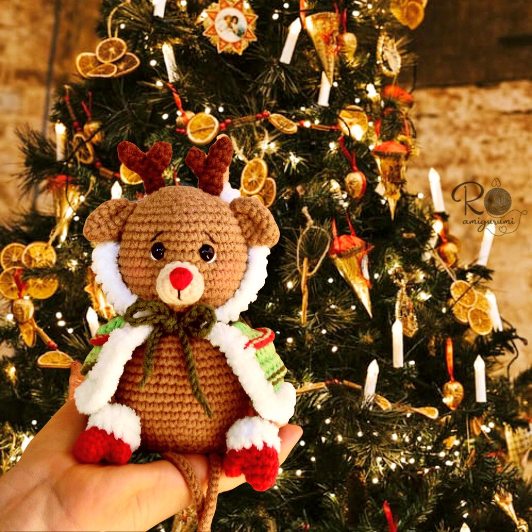 Trio Natalino - Receita Digital de Amigurumi