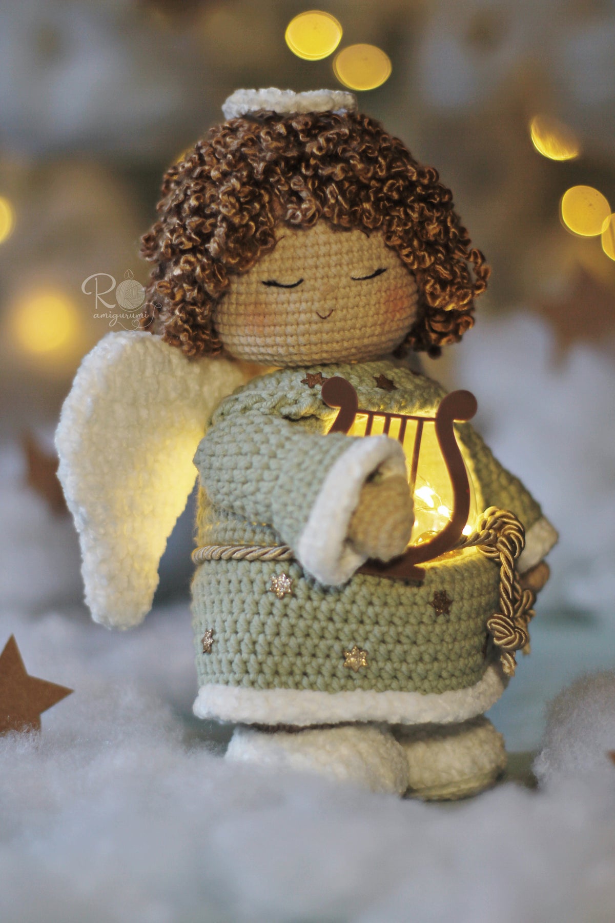 Anjo Gael - Receita Digital de Amigurumi