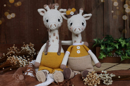 Edu y Duda - Patrón digital de amigurumi