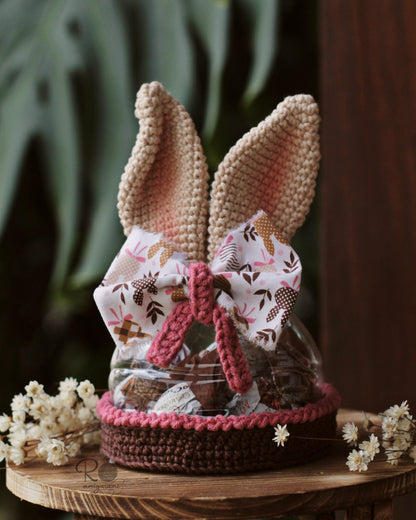 Porta-Chocolate Orelhudo - Receita Digital de Amigurumi