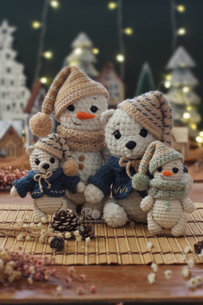 Quarteto Nevado - Receita Digital de Amigurumi