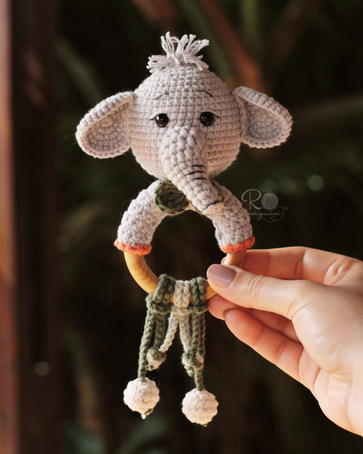 Tonton Sensory Rattle - Amigurumi Digital Pattern
