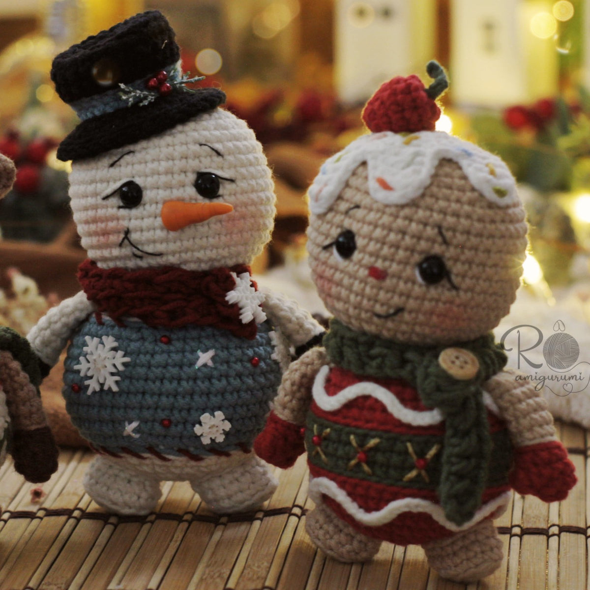 Bolas Snow e Ginger - Receitas de Amigurumi