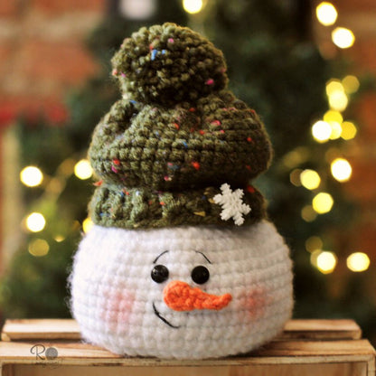 Snow Presente - Receita Digital de Amigurumi