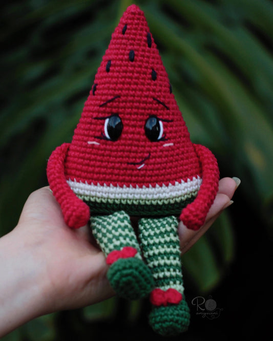 Sandía - Patrón Digital de Amigurumi