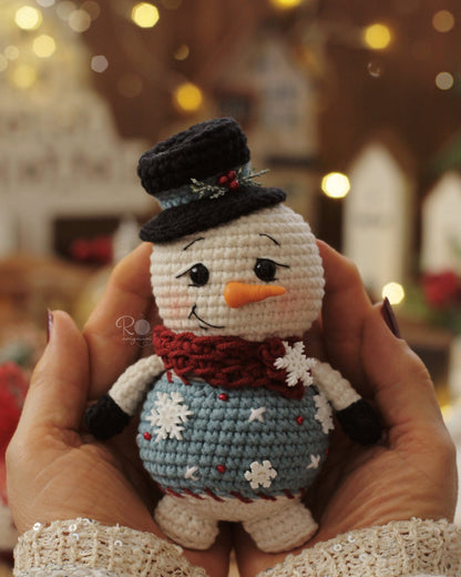 Bola de Nieve - Patrón de Amigurumi