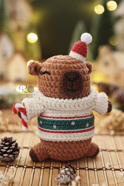 Capigucha Natalina - Receita Digital de Amigurumi