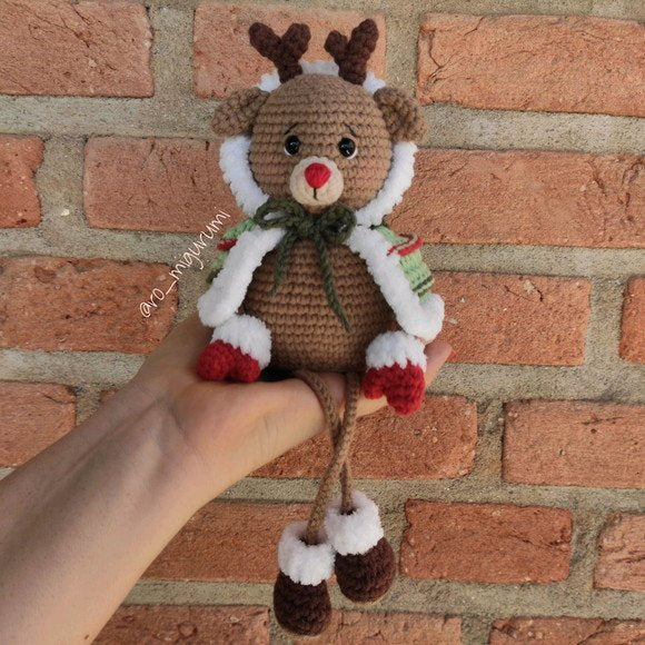 Trio Natalino - Receita Digital de Amigurumi