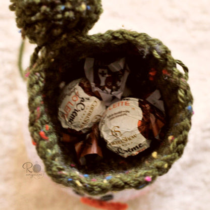 Snow Presente - Receita Digital de Amigurumi