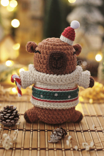 Capigucha Natalina - Receita Digital de Amigurumi