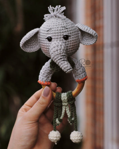 Tonton Sensory Rattle - Amigurumi Digital Pattern