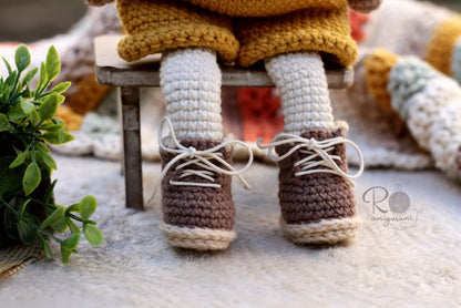 Edu y Duda - Patrón digital de amigurumi