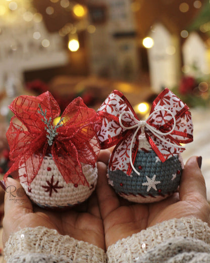 Bolas Snow e Ginger - Receitas de Amigurumi
