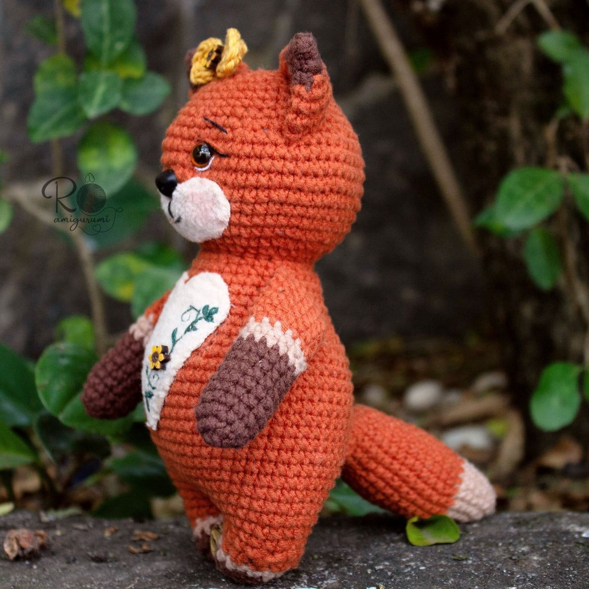 Vicky, a Raposa - Receita Digital de Amigurumi