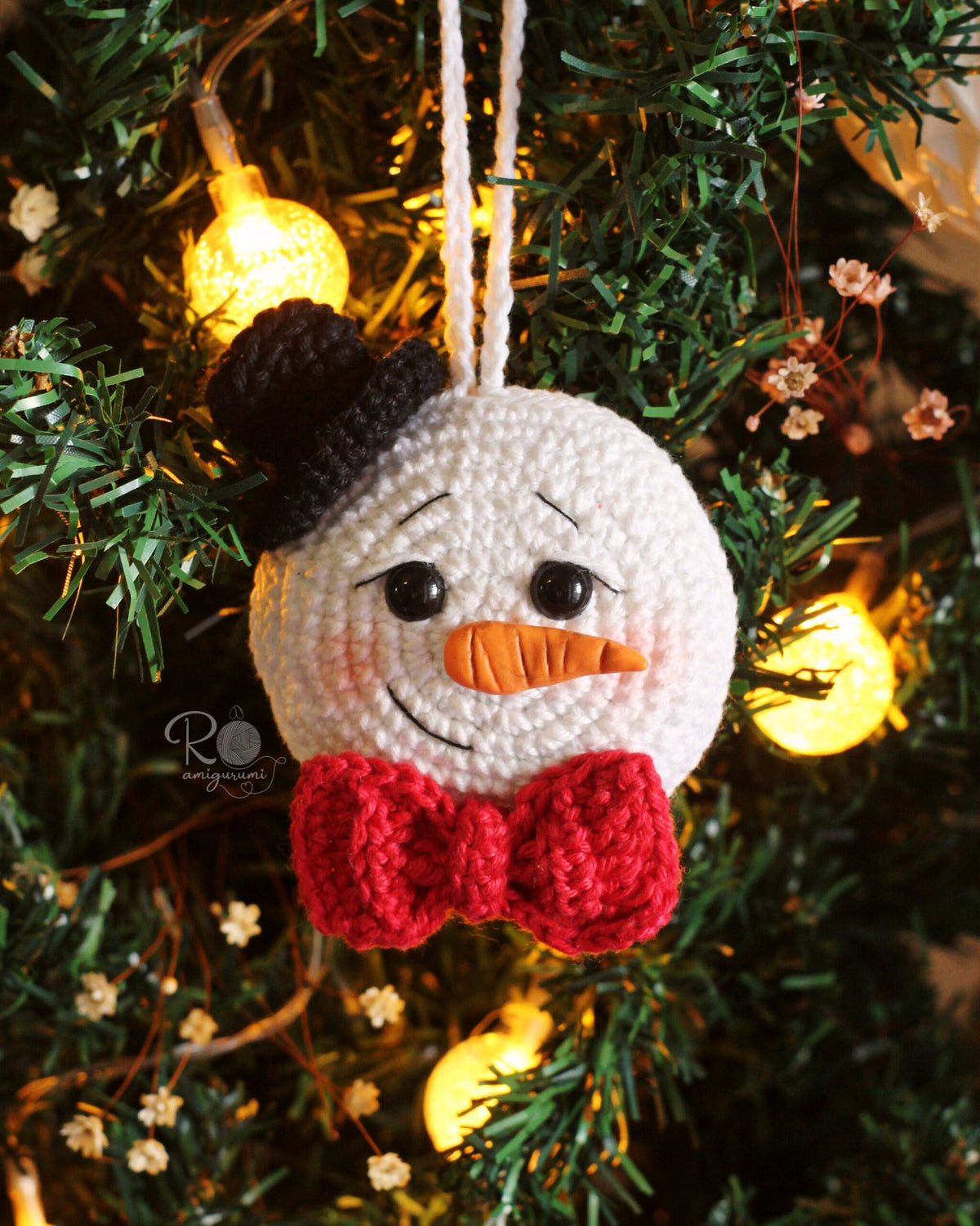 Pingentes Natalinos - Receita de Amigurumi
