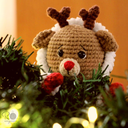 Trio Natalino - Receita Digital de Amigurumi