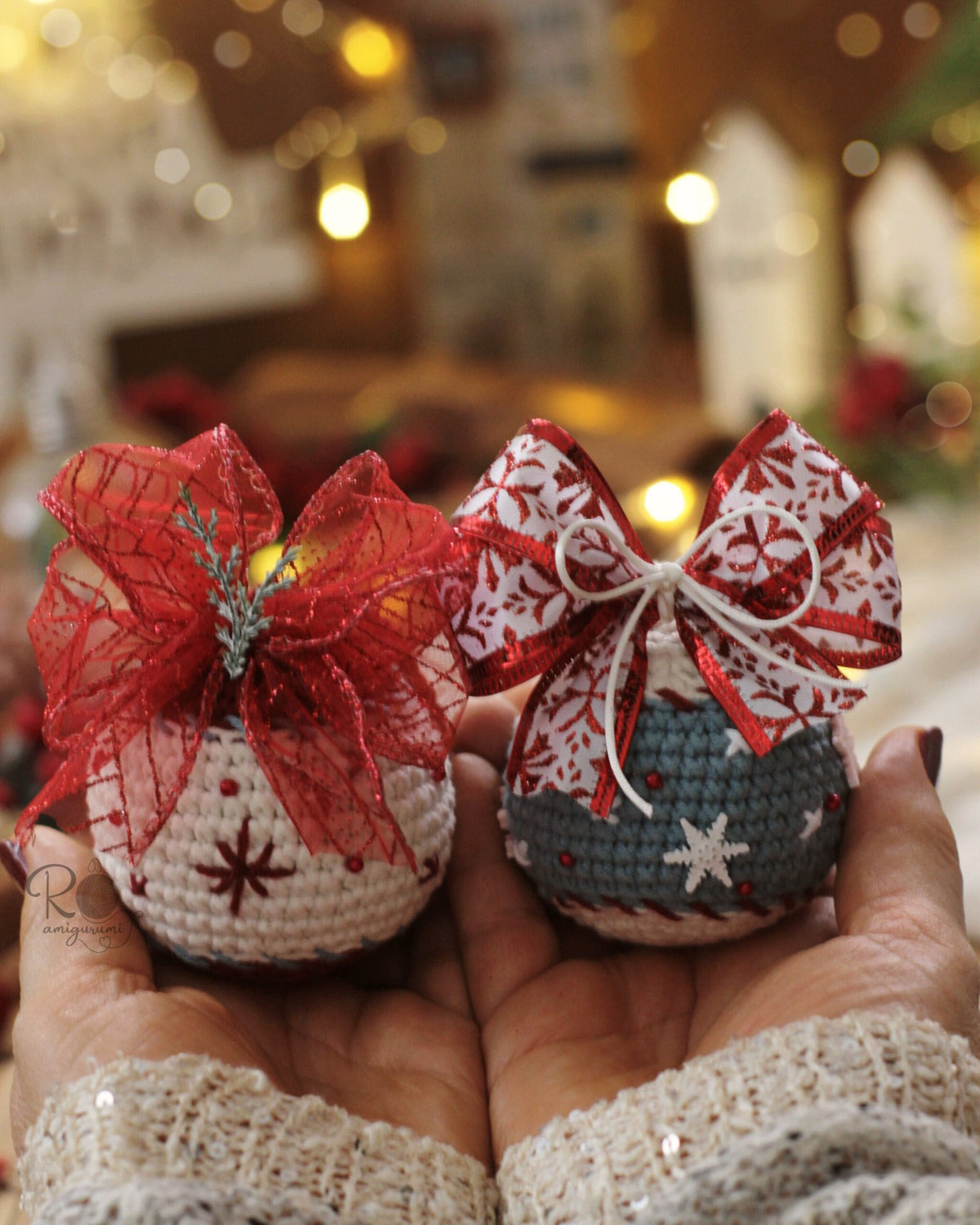 Coleção Bolas de Natal - Receitas Digitais de Amigurumi