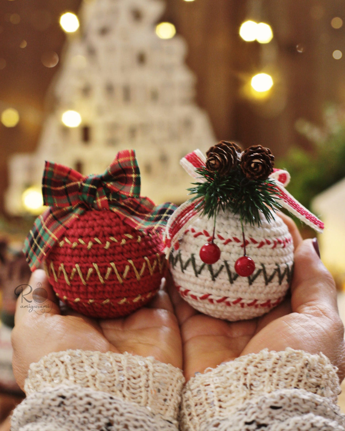Coleção Bolas de Natal - Receitas Digitais de Amigurumi