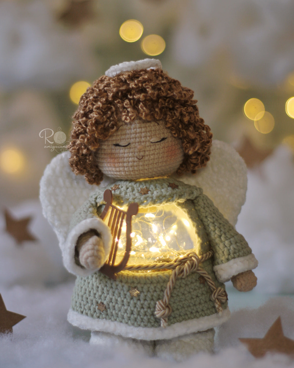 Anjo Gael - Receita Digital de Amigurumi